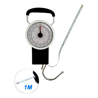 Bascula Pórtatil Para Equipaje 35kg Con Flexómetro De 1m Bascula Pórtatil Para Equipaje 35kg Con Flexómetro De 1m