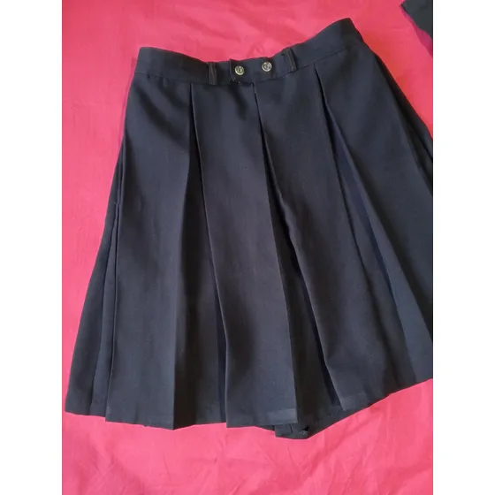 Falda Pantalón Escolar De Gabardina