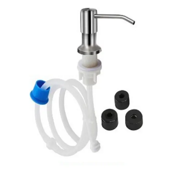 Dispensador De Jabon Para Lavaplatos De Acero Inoxidable M/d