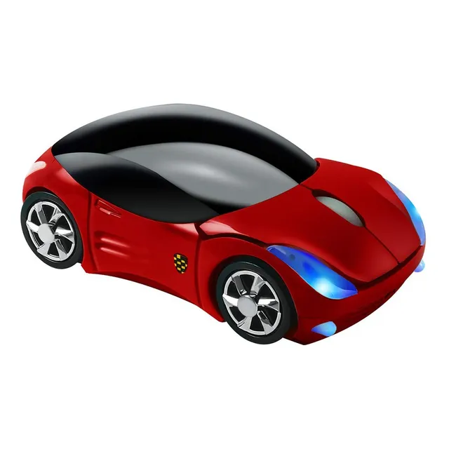 Ratón Inalámbrico 2,4g Con Forma De Coche Deportivo Ferrari