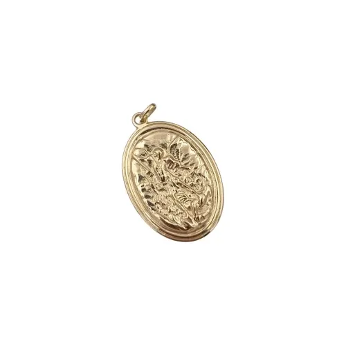 Medalla De San Miguel Arcángel En Oro 18k