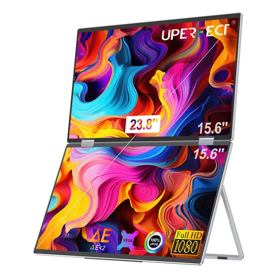 Monitor Duplo Portátil 15.6 Uperfect Pc Gamer Tela Ips 1080p