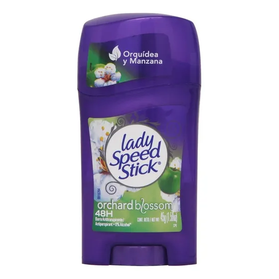 Lady Speed Stick · Desodorantes Fragancia orquídea y manzana