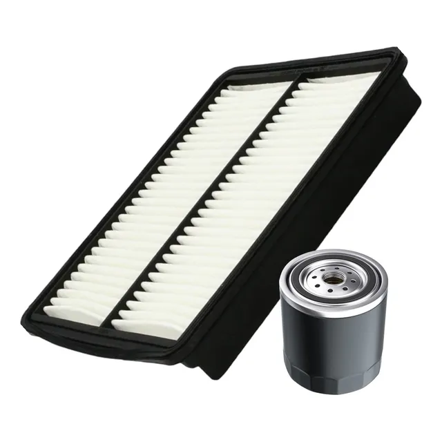 Kit X2 Filtros Para Hyundai Santa Fe 3.5 V6 Kia Sorento 2.4+