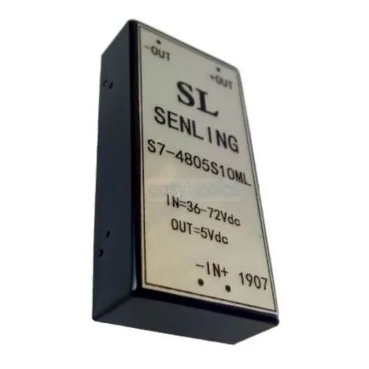 S7-4805s10ml Conversor Dc Dc Isolado 48v - 5v 10w Step Down