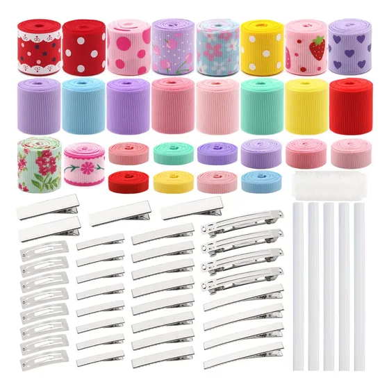 Kit Fabricacion Lazo Cinta Para Hacer Cabello 28 5
