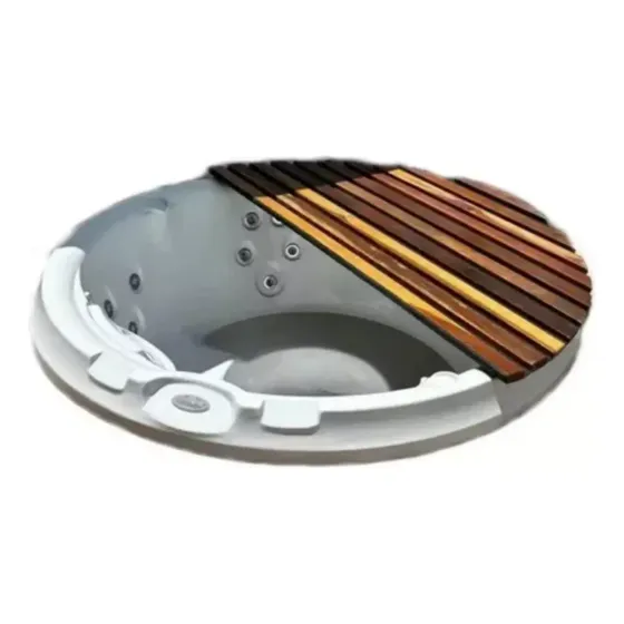 Capa Térmica Reforçada  Spa Niterói 1.80 X 1.80 Impermeável Marrom-escuro