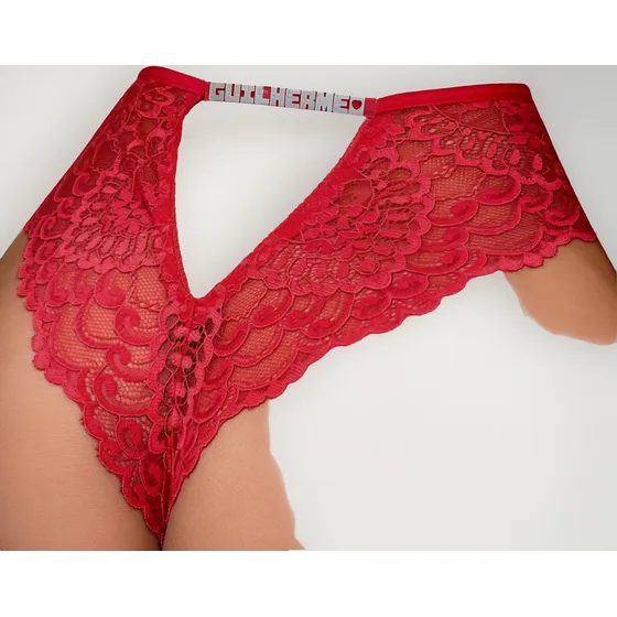 Calcinha Renda Lingeriesex Escrita Nome Do P Ao Plus Size