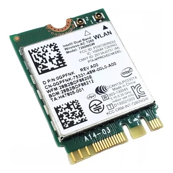 Placa Wireless-n Dual Band 7260ngw Optiplex 3030 5547 0mx87m