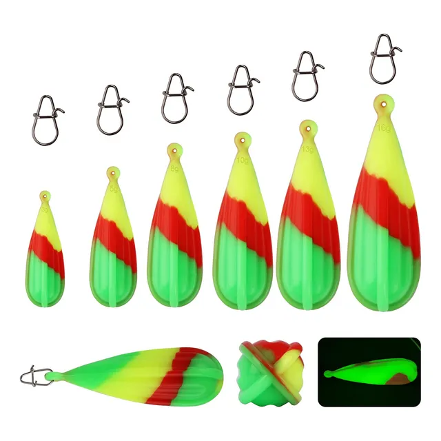 Dovesun Enchufe Practica Pesca Pvc Para Niño Rojo Verde 6