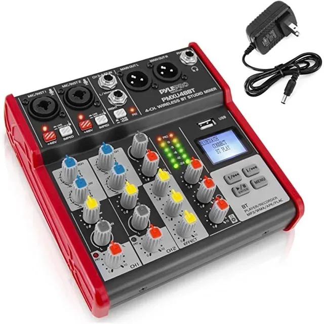 Bluetooth Sonido Consola De Dj Digital Mezclador Usb Asch