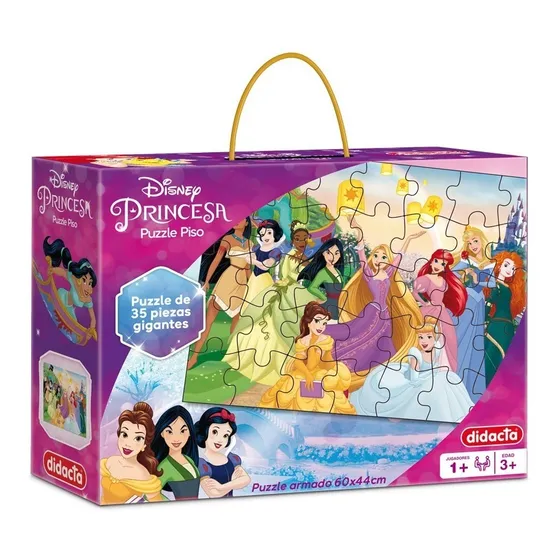 Puzzle Piso Princesa 35 Piezas Gigantes Rompecabezas Disney