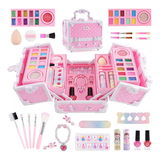 Estuche De Maquillaje Para Niños, Regalo De Navidad, Con Mal Estuche De Maquillaje Para Niños, Regalo De Navidad, Con Mal