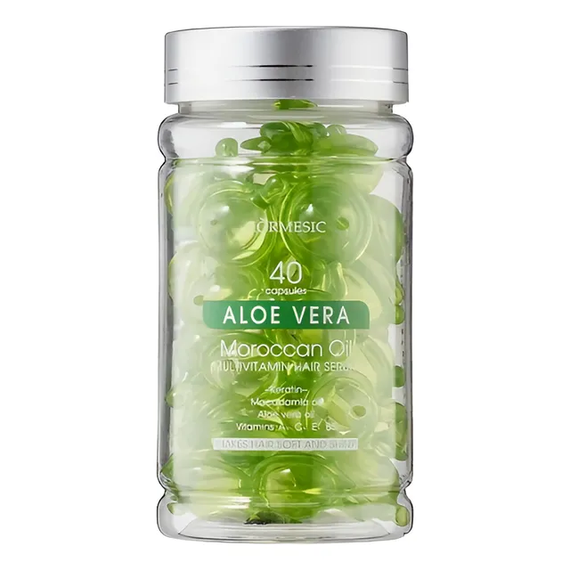 Cápsulas Capilares Aloe Vera Y Argán