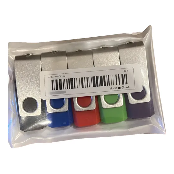 Pen Drives 4 Giga Bytes Colores Varios