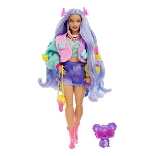 Barbie Extra Boneca Cabelo Lavanda - Mattel Barbie Extra Boneca Cabelo Lavanda - Mattel
