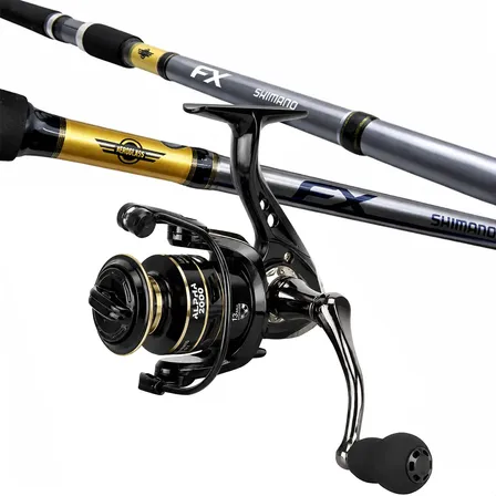 Kit Pesca Shimano 2000 Vara 1,80m 14lb + Molinete Pesca Leve Preto