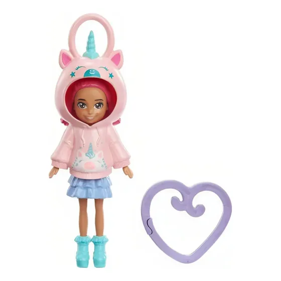 Polly Pocket Boneca Unicórnio Amigos Na Moda Hkv98 Mattel