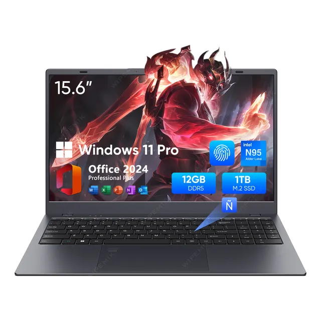 Laptop Intel N95 Ddr5 4 Núcleos 12gb Ram 1000gb Ssd Notebook