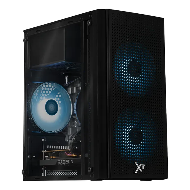 Xtreme Pc Gaming Amd Radeon Rx 6500 Xt Ryzen 5 5500 16gb Ssd 1tb Wifi Air Max M2 Black