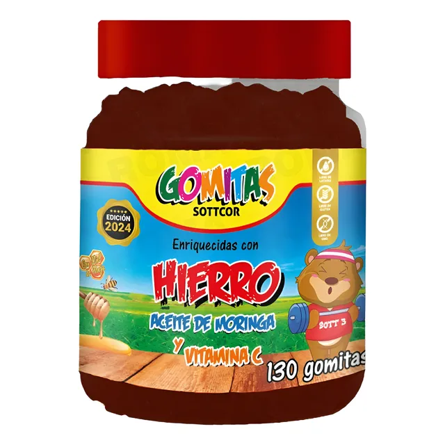 Gomitas Hierro Niños 130 Und Sottcor Labs