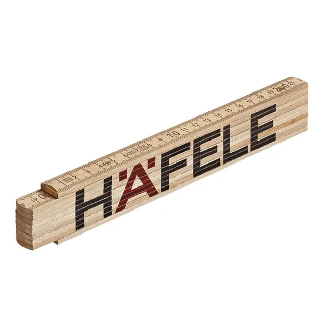 Metro Doble Carpintero Madera Marca Häfele 2mt. Calidad 