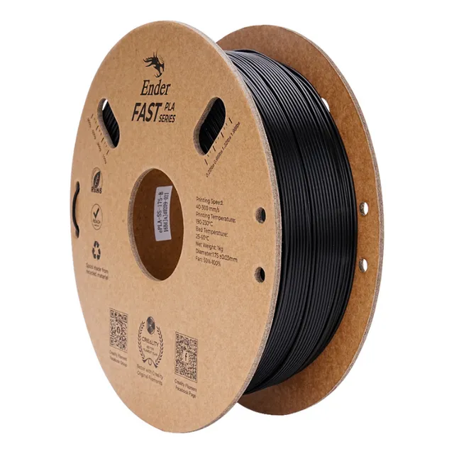 Creality Filamento Ender Fast Pla 1.75mm 1kg Negro