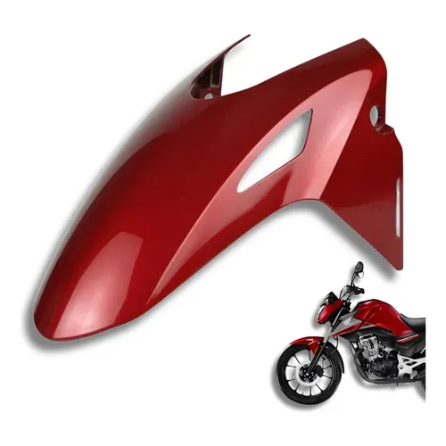 Para-lama Dianteiro Titan160ex Vermelha 2025 Original Honda