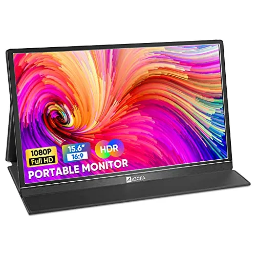 Monitor Portatil Arzopa, 15.6 '' Fhd Hdr 1080p 100% Srgb Mon