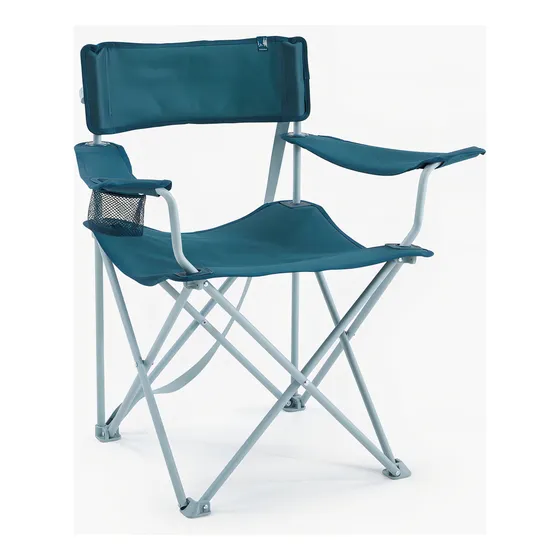 Cadeira de acampamento dobrável Quechua cor azul