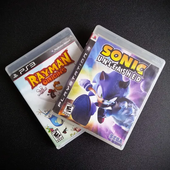 Sonic Unleashed + Rayman Origins - Playstation 3 - Usados