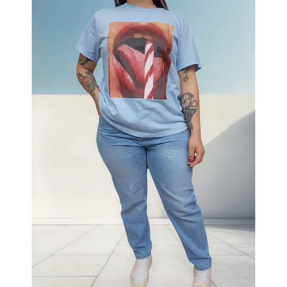 Remera Algodón Estampado Premium Boca Dama T-especial
