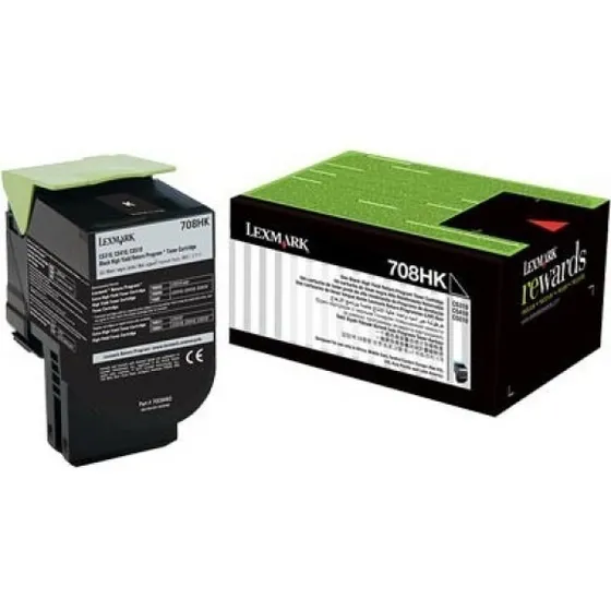 Tóner Lexmark 708hk 70c8hk0 Negro CS310dn | CS510de Tinta Negra
