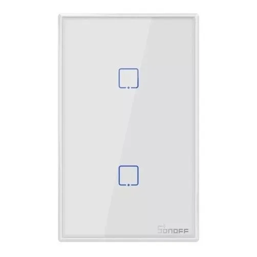 Sonoff T2 Us 2 Canales - Tecla De Pared Touch Wifi