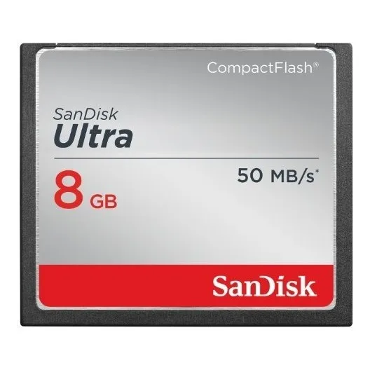 Sandisk Ultra 8 Gb Compact Flash Tarjeta De Memoria Velocida