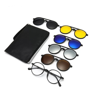 Lentes Desmontables Sol 5 En 1 Magnético Para Graduar 2309a Lentes Desmontables Sol 5 En 1 Magnético Para Graduar 2309a