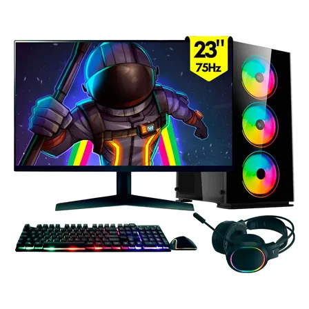 Pc Gamer Completo 2eletro Rgb I5 16gb 240gb 500w Monitor 23 16 Gb