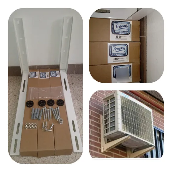 Base Para Condensadora Split Desde 9000 Btu A 24000btu 