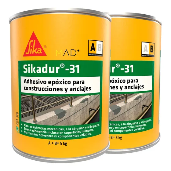 Sika Sikadur 31 A + B (5 Kg) Adhesivo De Alta Resistencia