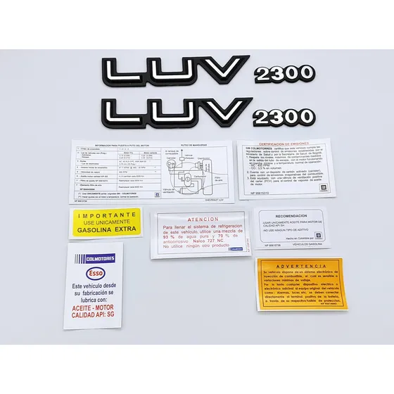 Chevrolet Luv Calcomanias Y Emblemas 