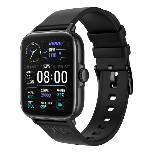 Smartwatch Reloj Inteligente Colmi P28 Plus Negro Deportivo