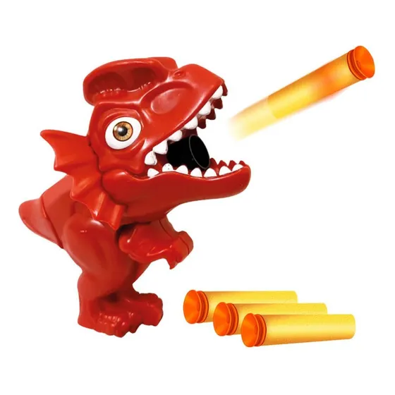Mini Pistola Dinosaurio Lanza Dardos, Con 3 Dardos, 12577