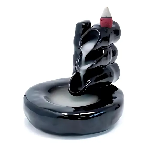 Porta Conos 3 Tubos Cascada Humo Fuente Decorativa + 10 Cono