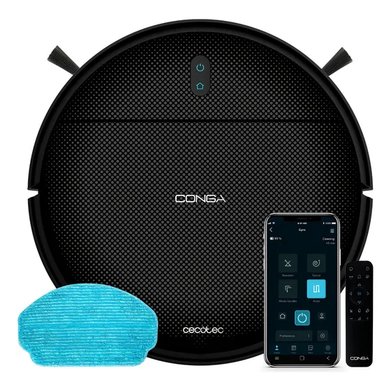 Aspiradora robot Cecotec Conga 999 Origin Genesis negra