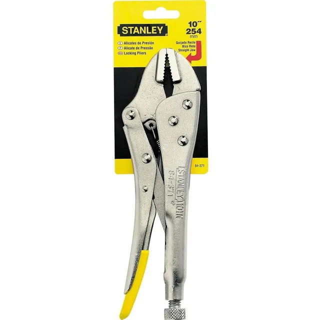 Alicate De Presión Recto Hombresolo 10 PuLG Stanley 84371