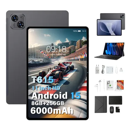 Tablet Jskja60 Android15de11 Full Hd Com 8gb Rame256gb Cinza Cinza