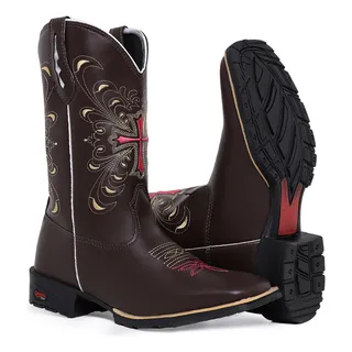 Bota Feminina Texana Cano Alto Country Bota Feminina Texana Cano Alto Country