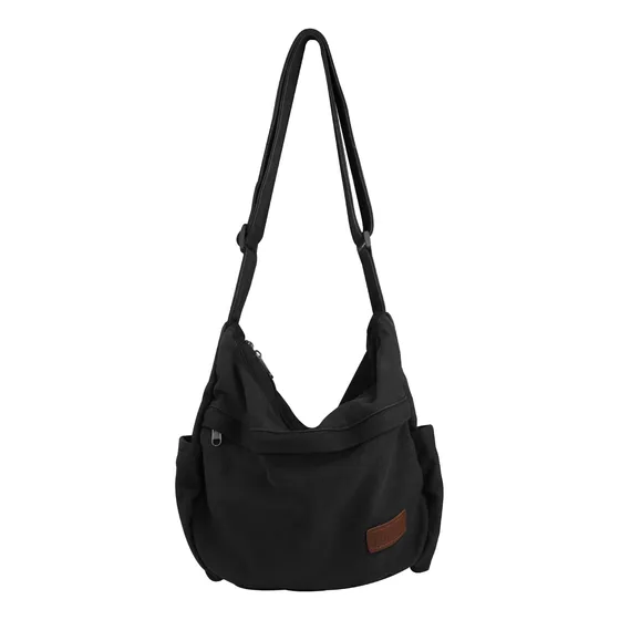 Bolsa De Mensajería De Gran Lienzo Con Múltiples Rnxqt