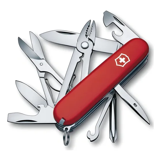 Navaja Tinker Victorinox Deluxe, roja, 17 funciones