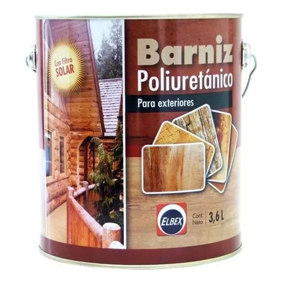 Barniz Poliuretano C/ Filtro Solar 0.900 Lts- Exterior Elbex